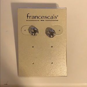 Silver Knot Earrings